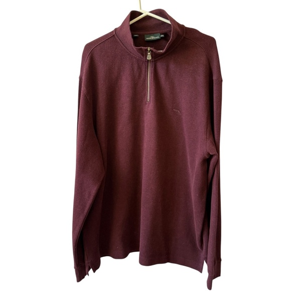 RODD & GUNN ALTON AVE 1/4 ZIP PULL ON SWEATER RIBBED MIDWEIGHT COTTON PREPPY 2XL - Picture 2 of 12